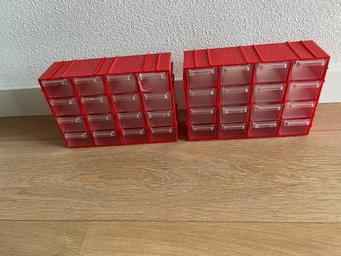 2 x Kigima sorteerbakken met 16 vakjes/ organizers, Doe-het-zelf en Verbouw, Gereedschapskisten, Zo goed als nieuw, Ophalen of Verzenden