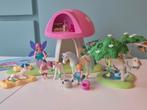 Playmobil Fairies 6055, feeën met paddenstoelen huis, Ophalen of Verzenden, Zo goed als nieuw