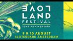 4x Loveland Festival 2025 zaterdag/saturday tickets, Drie personen of meer