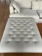 Footstool, linnenmix, zandkleurig, 121h, 101b, 33h, Ophalen, Gebruikt, 75 tot 100 cm, Cozy