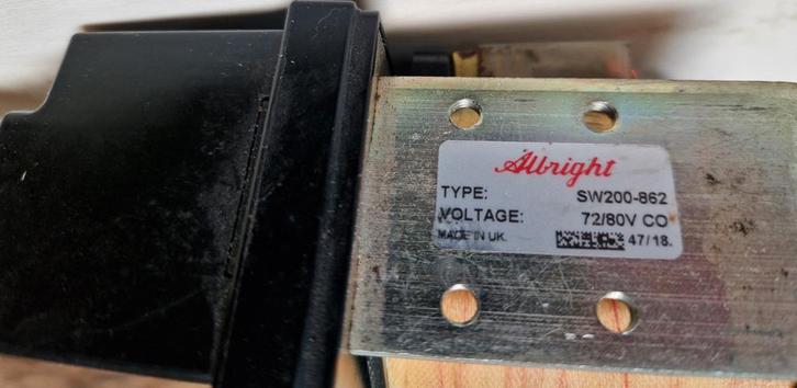 Albright startrelais / heftruck onderdelen banden voorruit, Doe-het-zelf en Verbouw, Gereedschap | Machine-onderdelen en Toebehoren