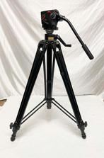 Manfrotto 028B professionele statief+manfrotto 501 kop+Tas, N, N, Zo goed als nieuw, Ophalen of Verzenden