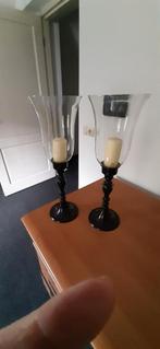 Mooi tafel kaarsen standaards gaan per set weg, Huis en Inrichting, Lampen | Tafellampen, Ophalen of Verzenden, Minder dan 50 cm