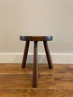 Vintage Houten Kruk / Plantenstandaard - Japandi Stijl, Ophalen, Gebruikt, Bruin, Eén