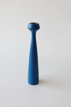 Applicata kandelaar blauw hout Deens design, Overige materialen, Blauw, Ophalen of Verzenden, Zo goed als nieuw