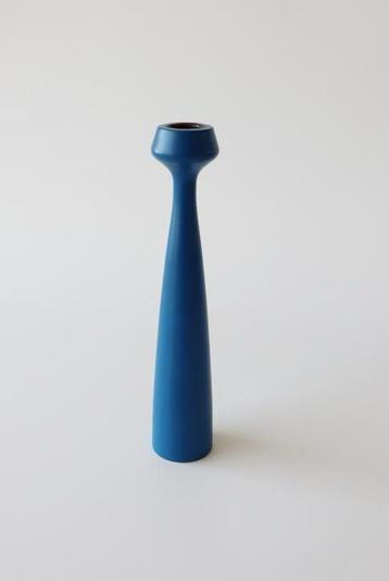 Applicata kandelaar blauw hout Deens design beschikbaar voor biedingen