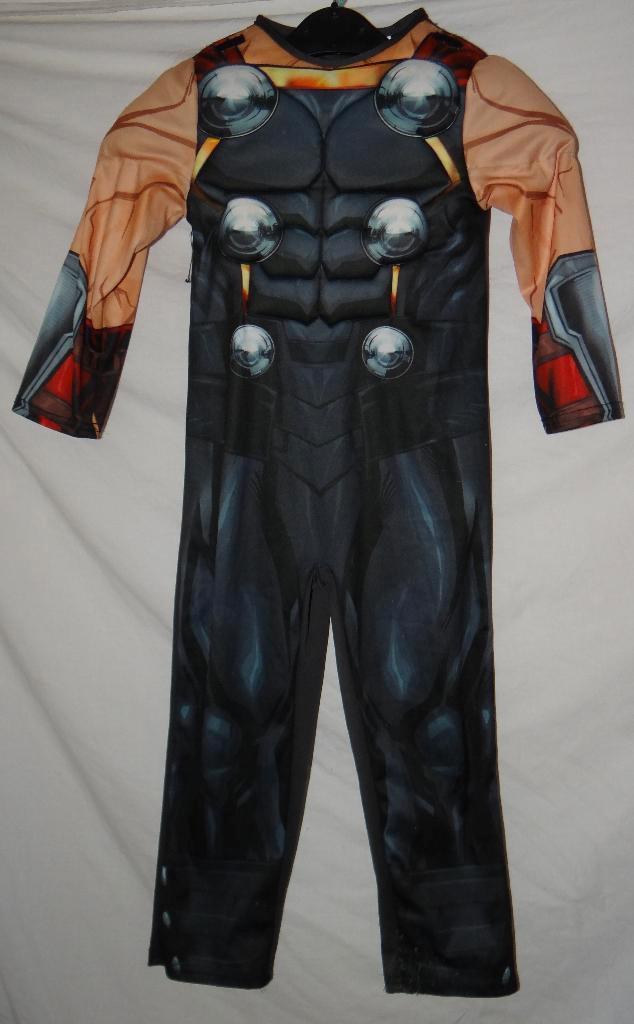 Leuk rood/geel/grijs/wit SUPERHELDEN/THOR pak, Kinderen en Baby's, Carnavalskleding en Verkleedspullen, Gebruikt, Jongen of Meisje