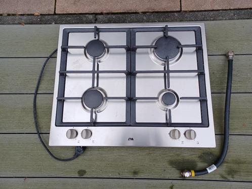 Gaskookplaat te koop, Witgoed en Apparatuur, Kookplaten, Zo goed als nieuw, Inbouw, Gas, 4 kookzones, Ophalen