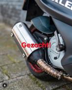 Gezocht: SM06 Uitlaat met bocht tzt, Ophalen, Zo goed als nieuw, Uitlaat, Piaggio