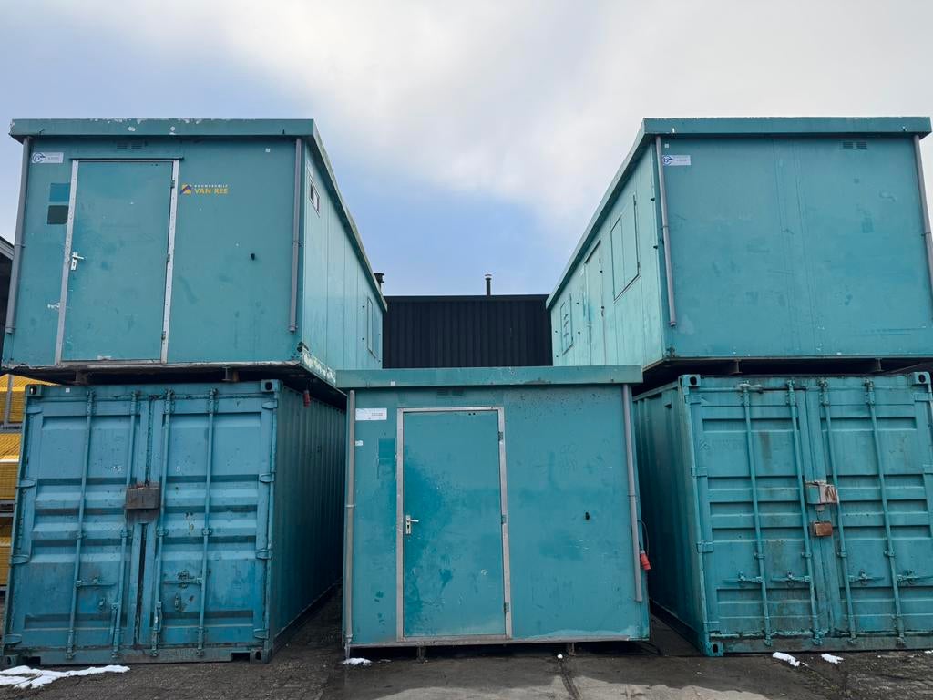 Gratis transport: bouwkeet container waterput meterkast, Doe-het-zelf en Verbouw, Verzenden, Gebruikt