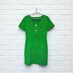 Caroline Biss Jurk Maat 38 Groen Mini Reliëf Rockabilly, Kleding | Dames, Verzenden, Cb, Zo goed als nieuw, Caroline Biss