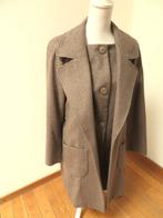 X27 NATAN aparte jas wol angora bruin beige maat 38, Maat 38/40 (M), Beige, Nieuw, Ophalen of Verzenden