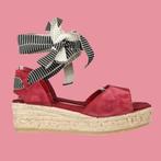 Fred de la Bretoniere Espadrilles sleehak sandalen 39 Rood, Fred de la Bretoniere, Verzenden, Nieuw, Espadrilles of Moccasins