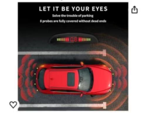 NIEUW! Achteruirrij censoren 8 censoren €18,99, Auto diversen, Achteruitrijcamera's, Nieuw, Ophalen of Verzenden