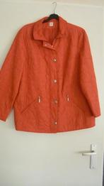 Zalmkleur gewatteerde jas maat 46, Ophalen of Verzenden, Zo goed als nieuw, Oranje, Jas of Mantel