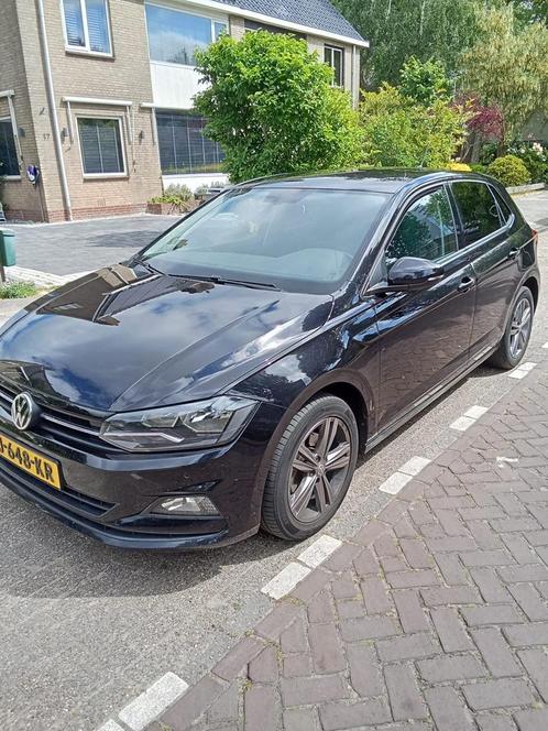 Volkswagen Polo 1.6 TDI 95pk 2019 Zwart-NIEUWE APK, Auto's, Volkswagen, Particulier, Polo, Diesel, Hatchback, Handgeschakeld, Geïmporteerd