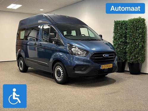 Ford Transit Custom L1H2 Rolstoelbus Automaat, Auto's, Bestelauto's, Bedrijf, Te koop, Aangepast voor mindervaliden, Boordcomputer