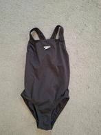 Zwart speedo badpak maat 122/128, Meisje, Badpak, Zo goed als nieuw, Ophalen of Verzenden