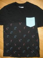 VANS t- shirt zwart met flamingo's maat S - nieuw -, Kleding | Heren, Maat 48/50 (M), Zwart, Nieuw, Ophalen of Verzenden