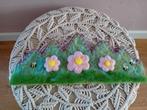 Verjaardagskroon vilt bloemen, Hobby en Vrije tijd, Ophalen of Verzenden, Nieuw