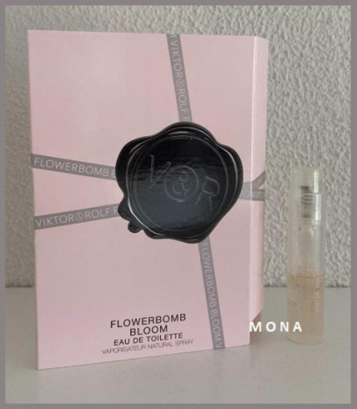 Flowerbomb Bloom parfum sample proefje tester monster, Sieraden, Tassen en Uiterlijk, Uiterlijk | Parfum, Nieuw, Verzenden