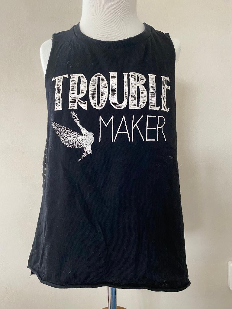 FRANKIE & LIBERTY shirt transparante rug nieuwstaat 152 ZA, Frankie & Liberty, Meisje, Ophalen of Verzenden, Zo goed als nieuw