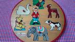 Vintage Simplex puzzle jr.60 kabouter-dieren/merk voorkant, Antiek en Kunst, Antiek | Speelgoed, Ophalen of Verzenden