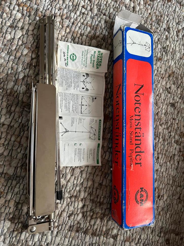 König & Meyer Notenstandaard - Nieuw in Doos!, Muziek en Instrumenten, Standaards, Nieuw, Muziekstandaard, Accordeon, Ophalen of Verzenden