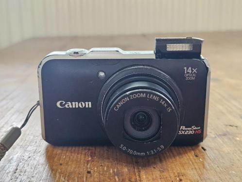 Canon PowerShot SX230 HS digitale camera 14x zoom, Audio, Tv en Foto, Fotocamera's Digitaal, Gebruikt, Compact, Canon, 8 keer of meer