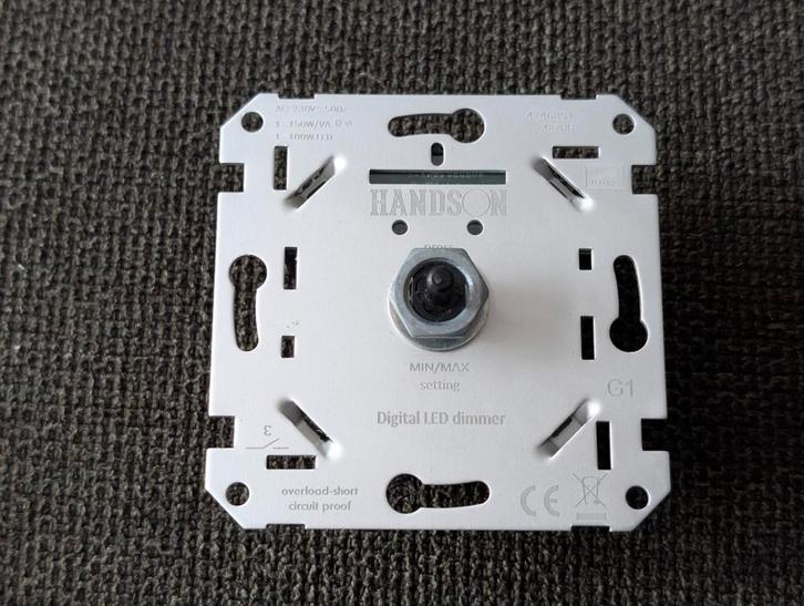 Handson Led dimmer inbouw 1-150W Universeel, Doe-het-zelf en Verbouw, Elektra en Kabels, Zo goed als nieuw, Overige typen, Ophalen