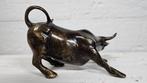 STIER / WALL STREET STIER / BRONS / 14 CM LANG / SETPRIJS, Ophalen of Verzenden, Nieuw, Beeldje of Figuurtje