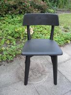Mooi oud schoolstoeltje/kinderstoeltje zwart geverfd, Ophalen, Gebruikt, Stoel(en)