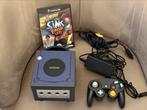 Nintendo Gamecube set conpleet met game., Spelcomputers en Games, Spelcomputers | Nintendo GameCube, Paars, Ophalen of Verzenden