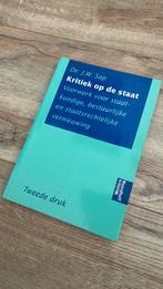 J.W. Sap - Kritiek op de staat, J.W. Sap, Ophalen of Verzenden, Zo goed als nieuw, Nederlands