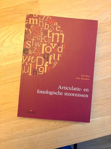 Rik Elen - Articulatie en fonologische stoornissen beschikbaar voor biedingen