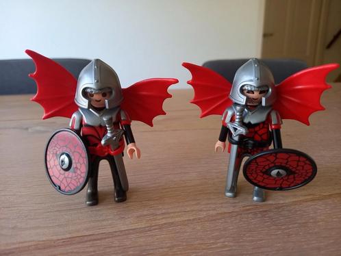 Playmobil Drakenridders met vleugels 2 stuks, Kinderen en Baby's, Speelgoed | Playmobil, Zo goed als nieuw, Ophalen of Verzenden
