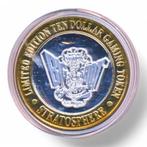 Las Vegas 10 Dollar Gaming Token Zilver Stratosphere – Big S