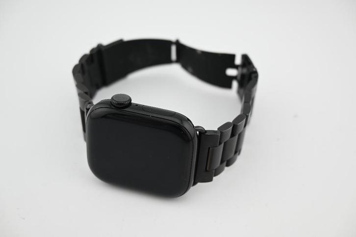 Apple Watch Series 10 42mm, Sieraden, Tassen en Uiterlijk, Sporthorloges, Gebruikt, iOS, Zwart, Afstand, Calorieverbanding, Conditie