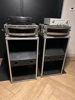 PA Speakers 2 bas boxen en 2 tweeters. Nakamichi versterker, Muziek en Instrumenten, Ophalen, Gebruikt
