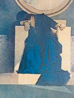 Art Nouveau poster heruitgave jaren 70, Ophalen of Verzenden, Gebruikt, A1 t/m A3, Film en Tv