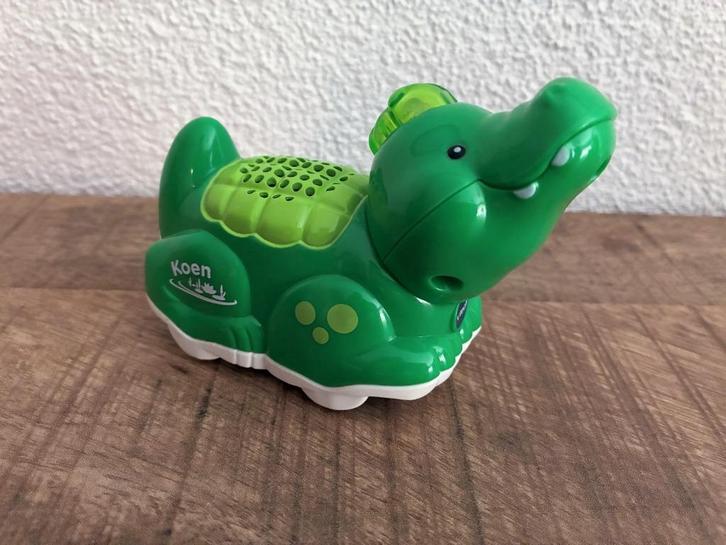 Vtech Zoef Zoef dieren Koen Krokodil in PRIMA staat., Kinderen en Baby's, Speelgoed | Vtech, Gebruikt, 6 maanden tot 2 jaar, Ophalen of Verzenden