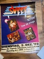 THE SWEET - concert poster - origineel - Iron Maiden, Ophalen of Verzenden, A1 t/m A3, Muziek, Rechthoekig Staand