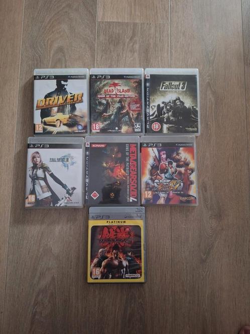 PS3 Games - 7 stuks: Driver, Fallout, Final Fantasy, Meer, Spelcomputers en Games, Games | Sony PlayStation 3, Gebruikt, Avontuur en Actie