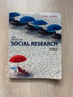 The Basics of Social Research - Earl Babbie, Boeken, Studieboeken en Cursussen, Gelezen, Earl Babbie, Ophalen of Verzenden, WO