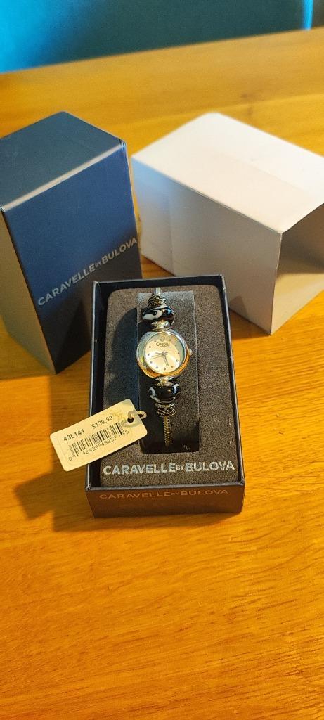 Caravelle by Bulova dameshorloge model 43L141, Sieraden, Tassen en Uiterlijk, Horloges | Dames, Nieuw, Polshorloge, Overige merken