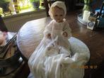 antieke pop met antieke  doop  jurk, Ophalen of Verzenden, Gebruikt, Pop