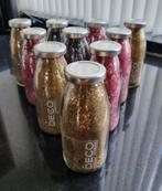10 potjes Deco glitter (nieuw) rood, goud en zwart, Ophalen of Verzenden