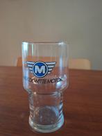 Vintage Melk de Witte Motor Glas, Glas of Glazen, Ophalen of Verzenden, Overige stijlen, Glas