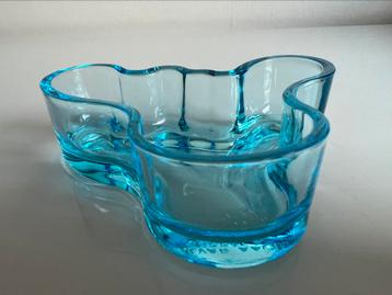 ittala Fins Design Savoy Schaal LightBlue Aalto 10x10 cm beschikbaar voor biedingen
