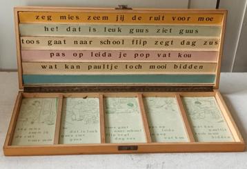 Vintage Leesdoos Kluitman Mel - Educatief Speelgoed beschikbaar voor biedingen